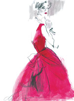 David Downton - Fashion Illustrator - Clients - V&A