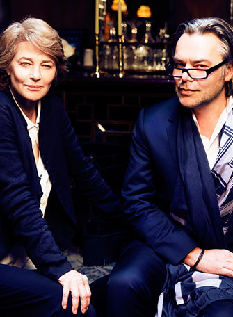 Charlotte Rampling, Jacobus Snyman, Paris 2014