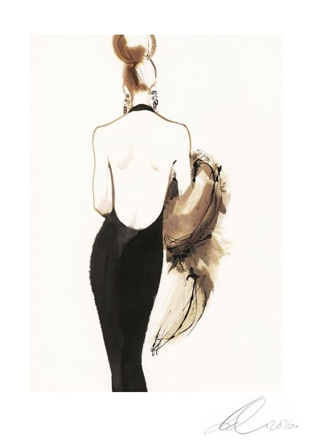 David Downton - Yves Saint Laurent Autumn/Winter 1999/1