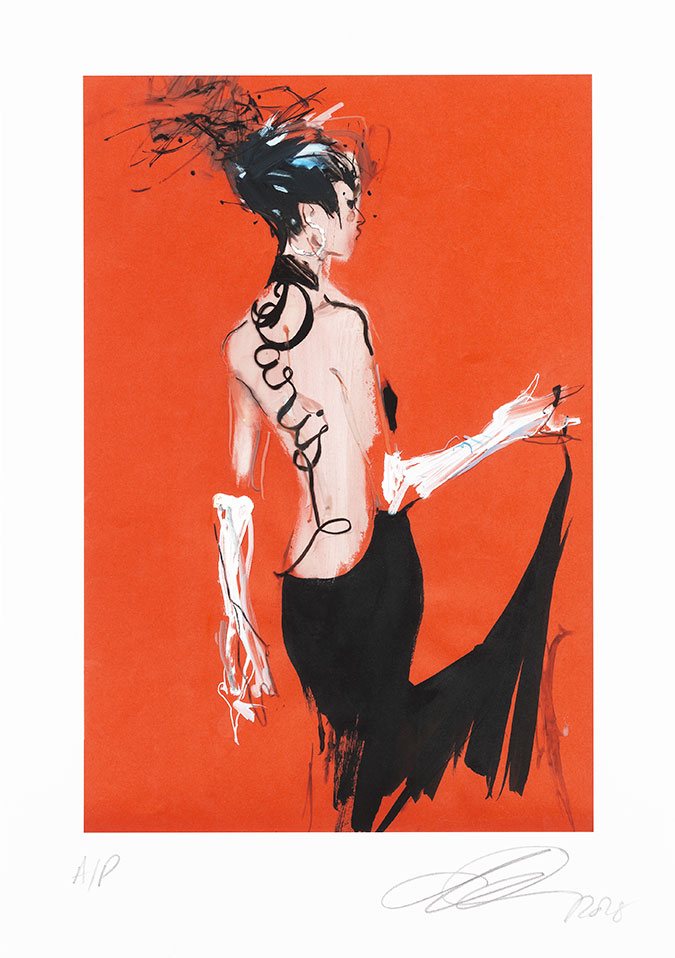 David Downton - Gaultier Paris AW2000