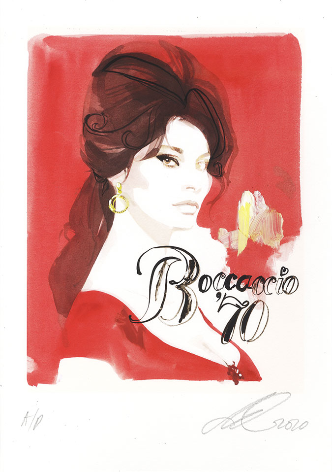 David Downton - Pop Up Shop - Sophia Loren 1