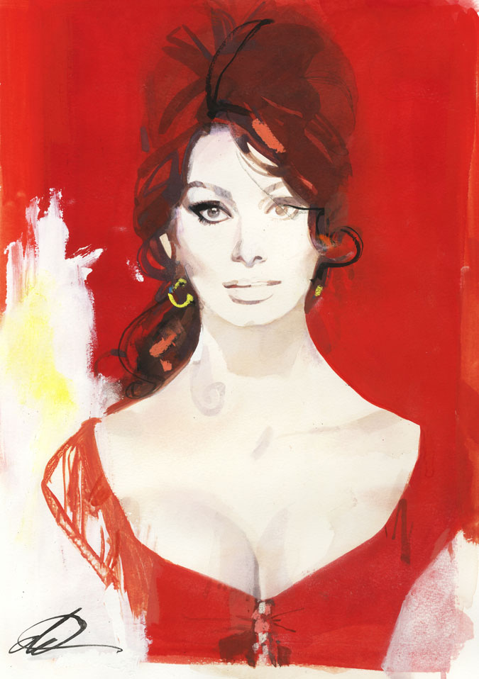 David Downton - Pop Up Shop - Sophia Loren 1