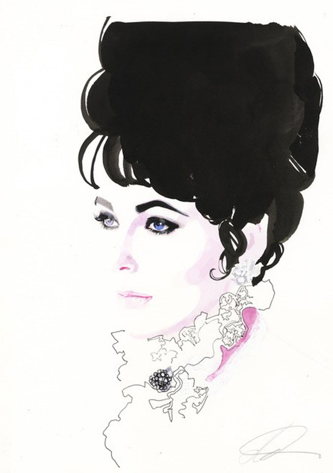 David Downton - Pop Up Shop - Elizabeth Taylor 1