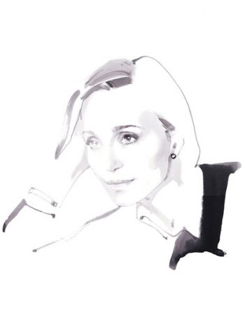 Kristin Scott Thomas, Claridges' January 2014